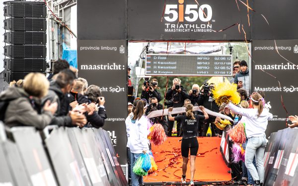 Maya Kingma wint Ironman Maastricht